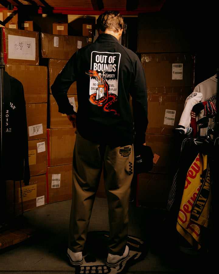 MEN マルチギアワイドパンツ 075754400-BROWN