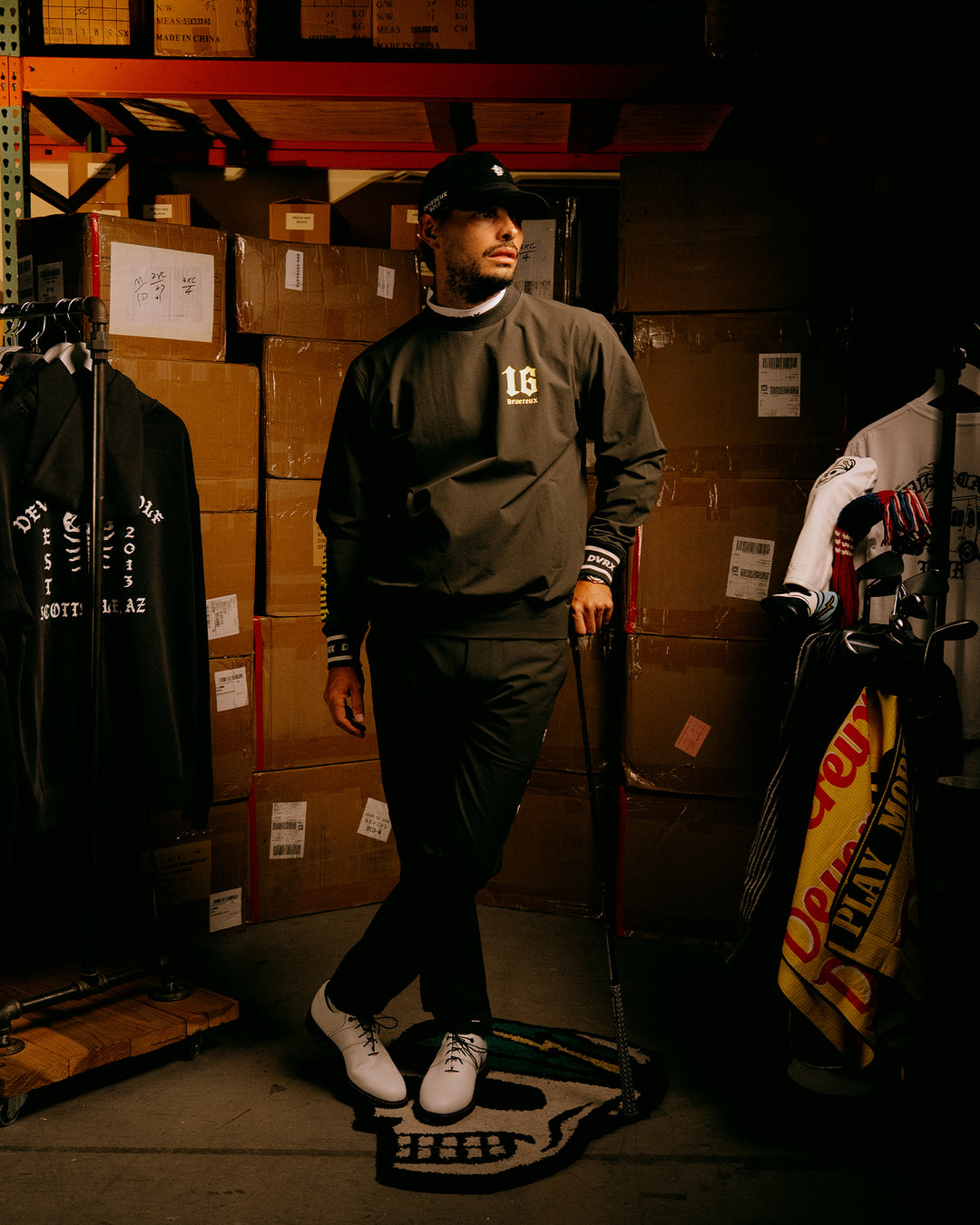 コーデュラ４WAY Dead man running クルー 075754017-KHAKI