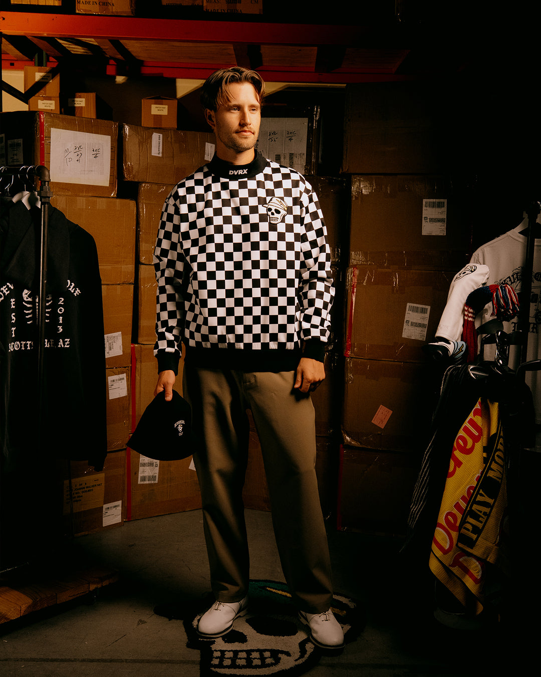 Quist TEXBRID フリース クルー 075754023-BLACK