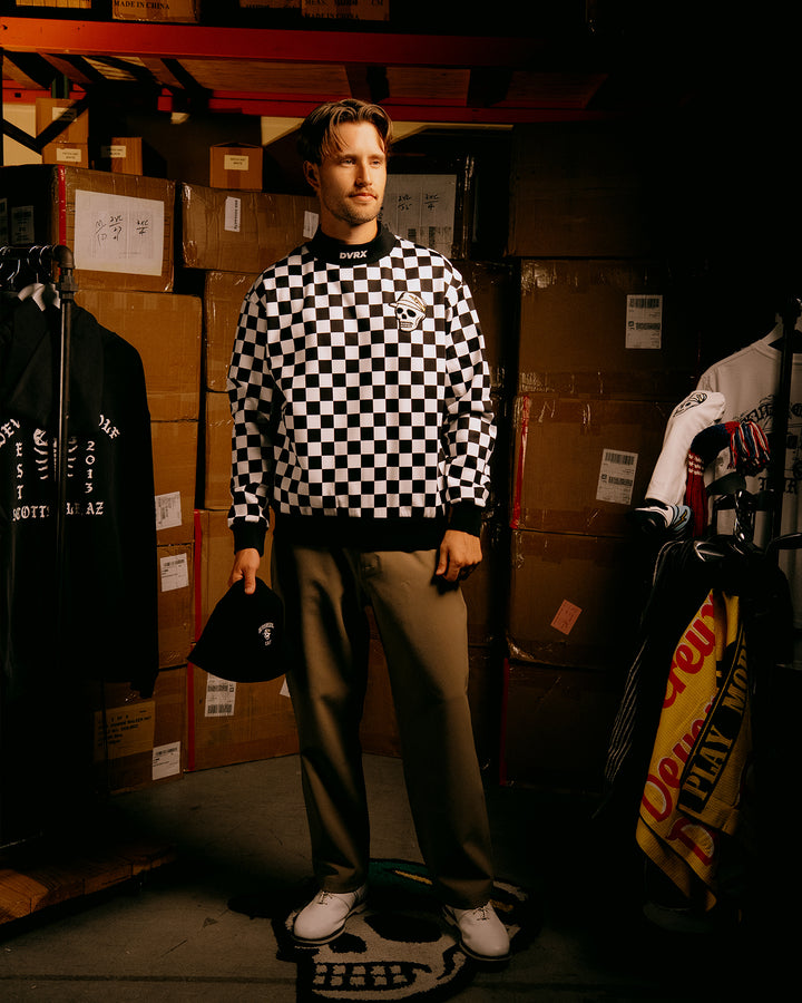 Quist TEXBRID フリース クルー 075754023-BLACK