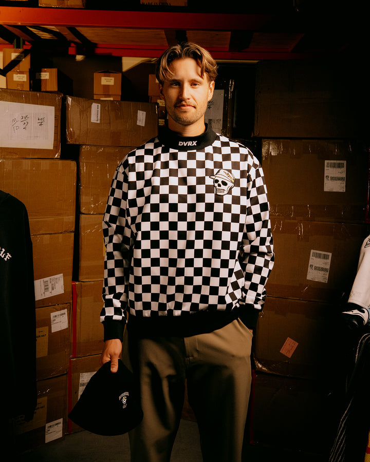 Quist TEXBRID フリース クルー 075754023-BLACK