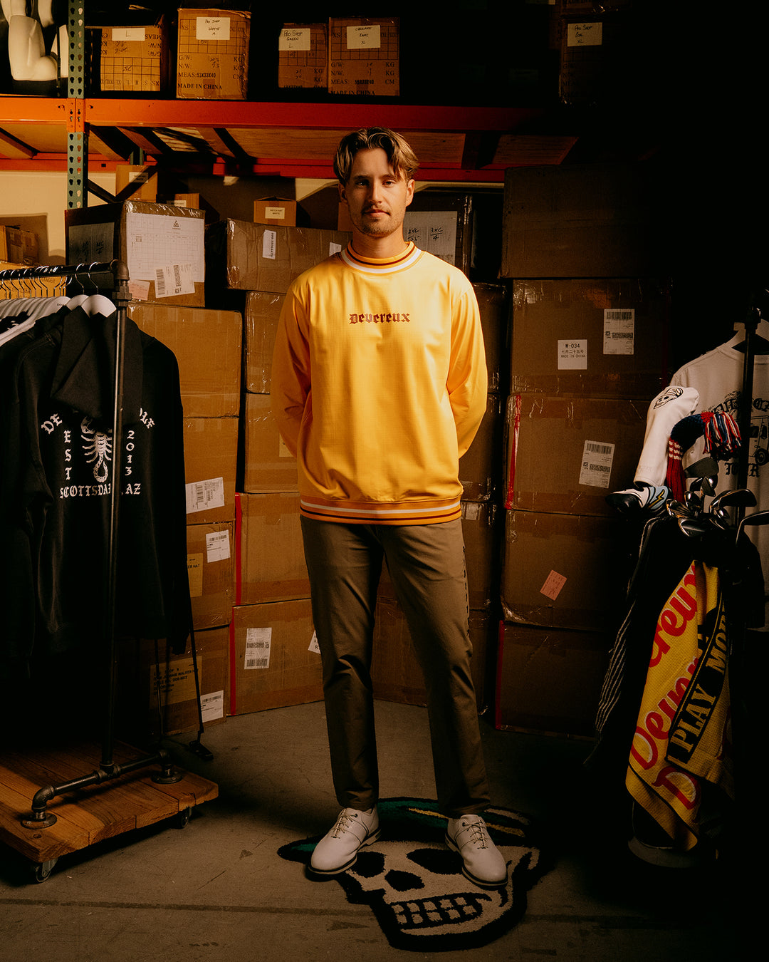 コーデュラ４WAYボトム 075754406-BROWN