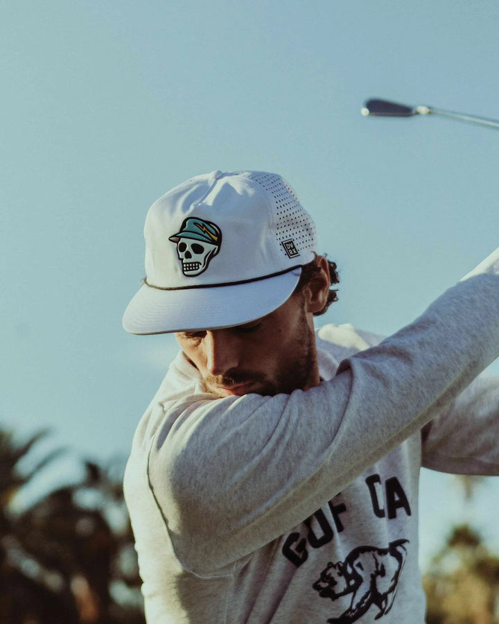 Skull Caddie Rope Cap 075352803-WHITE
