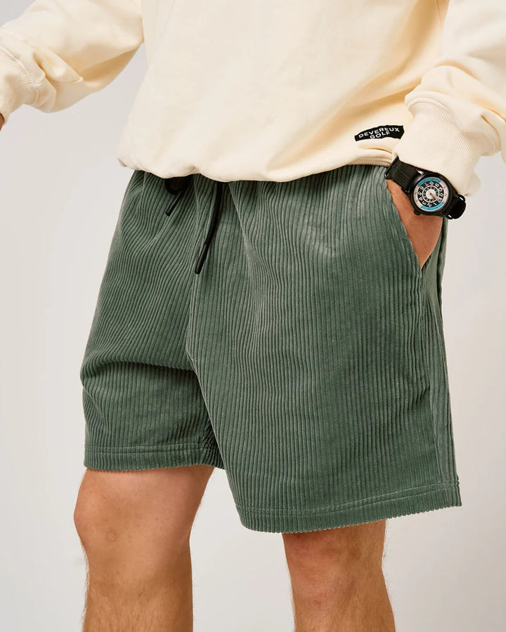 The Corduroy Short 075364401-Succulent Green