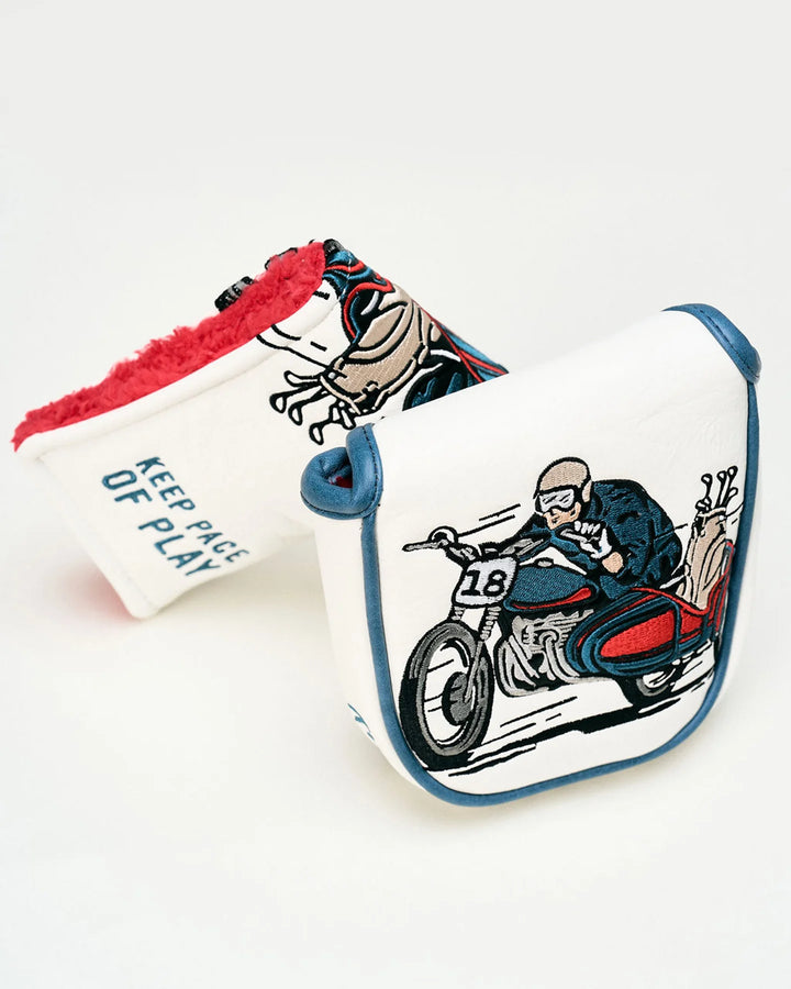 Checkered Sidecar Mallet Cover 075364833-WHITE