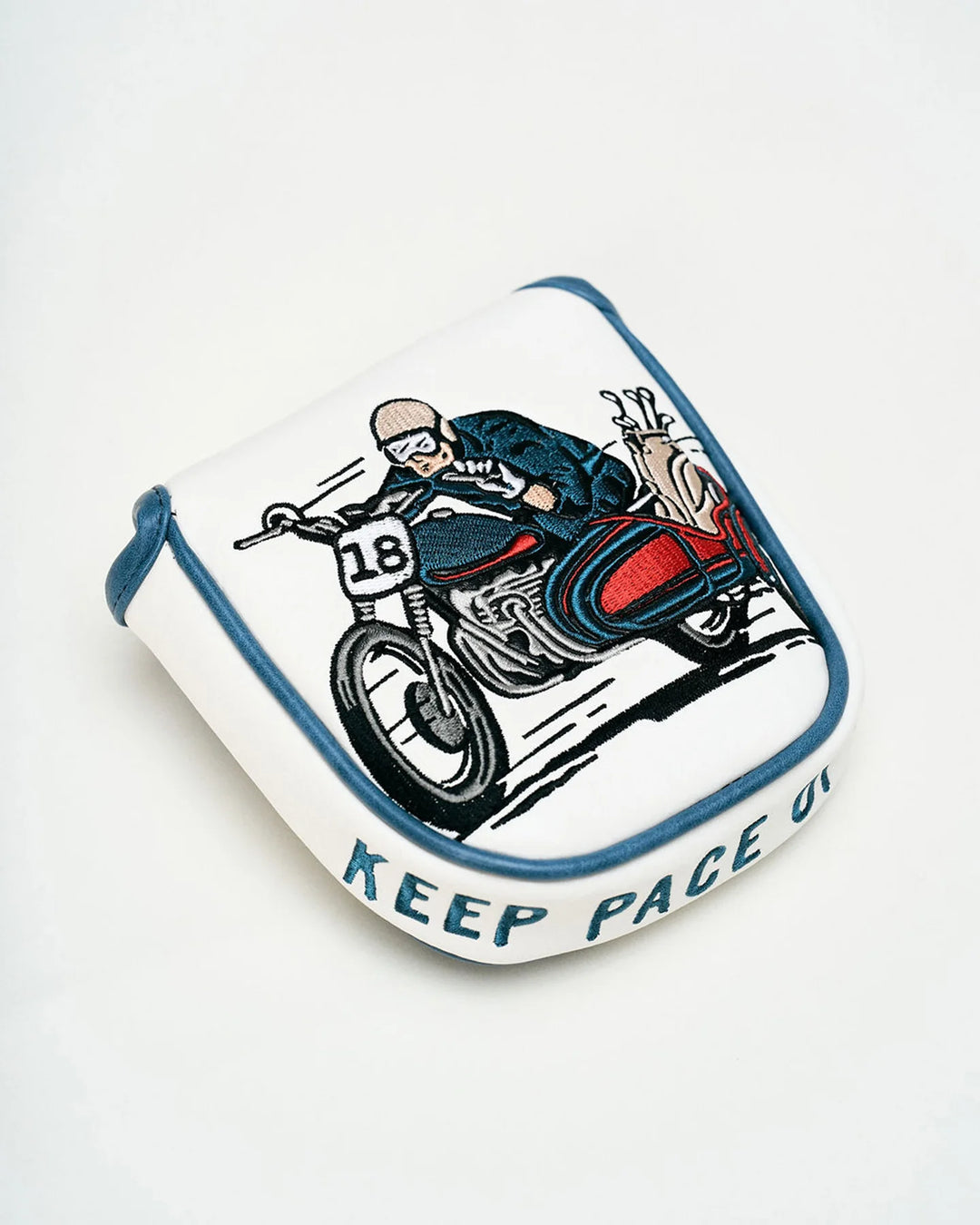 Checkered Sidecar Mallet Cover 075364833-WHITE