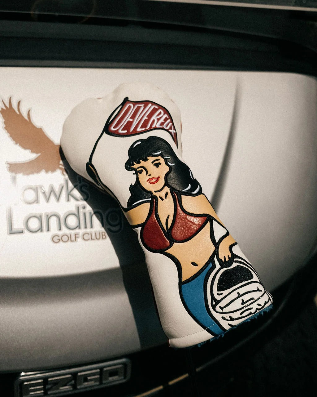 Range Girl Shaped Driver Cover 075364835-WHITE