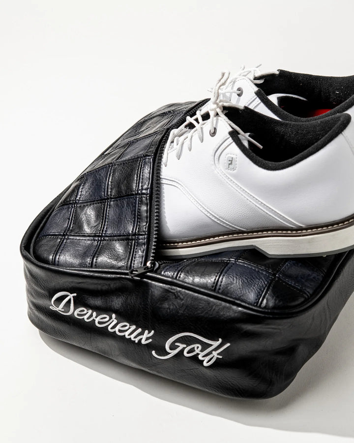 Checkered Shoe Bag 075364846-BLACK