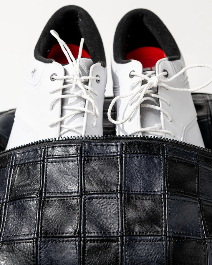 Checkered Shoe Bag 075364846-BLACK