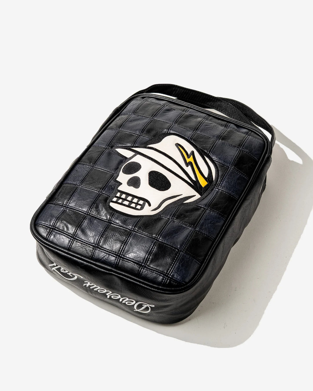 Checkered Shoe Bag 075364846-BLACK