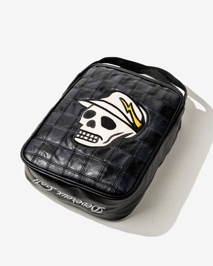 Checkered Shoe Bag 075364846-BLACK