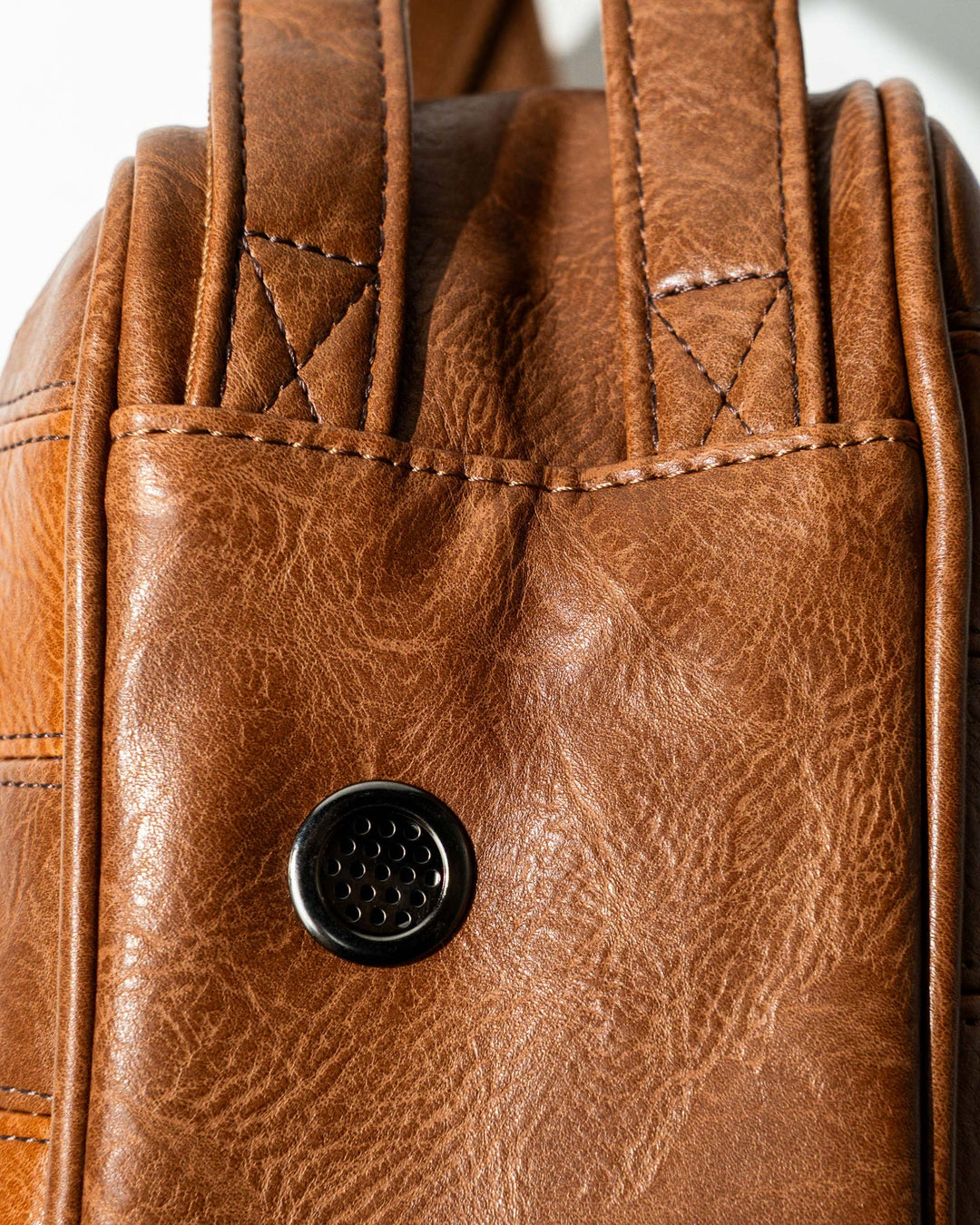 Checkered Shoe Bag 075364846-TAN