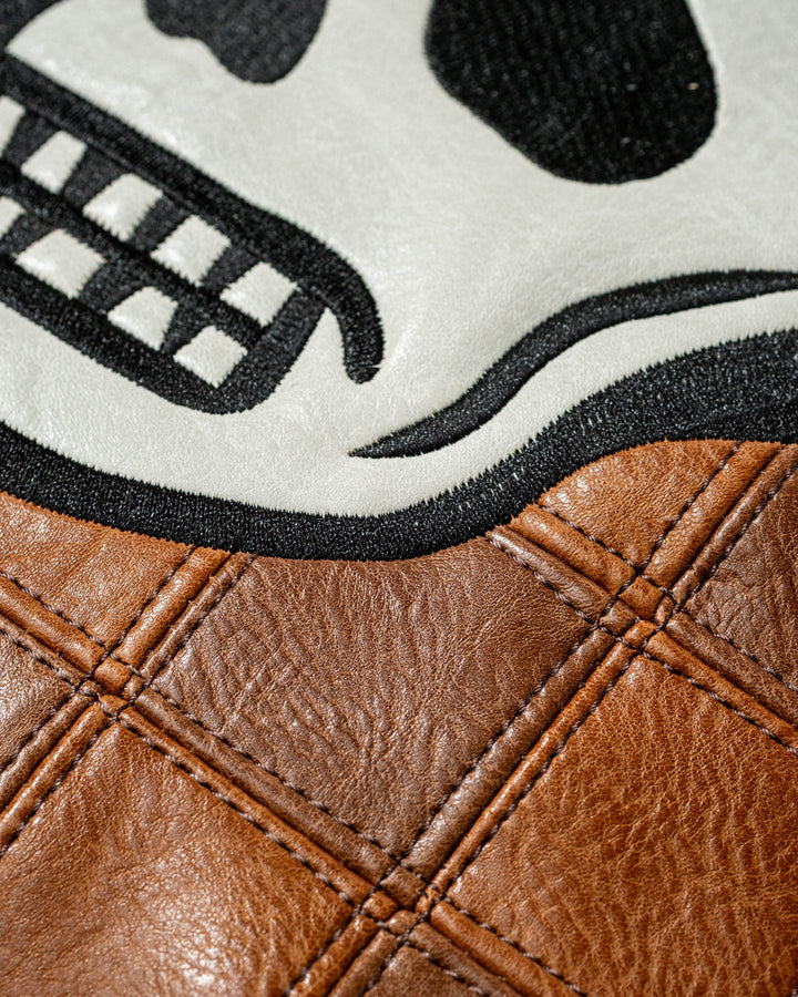 Checkered Shoe Bag 075364846-TAN