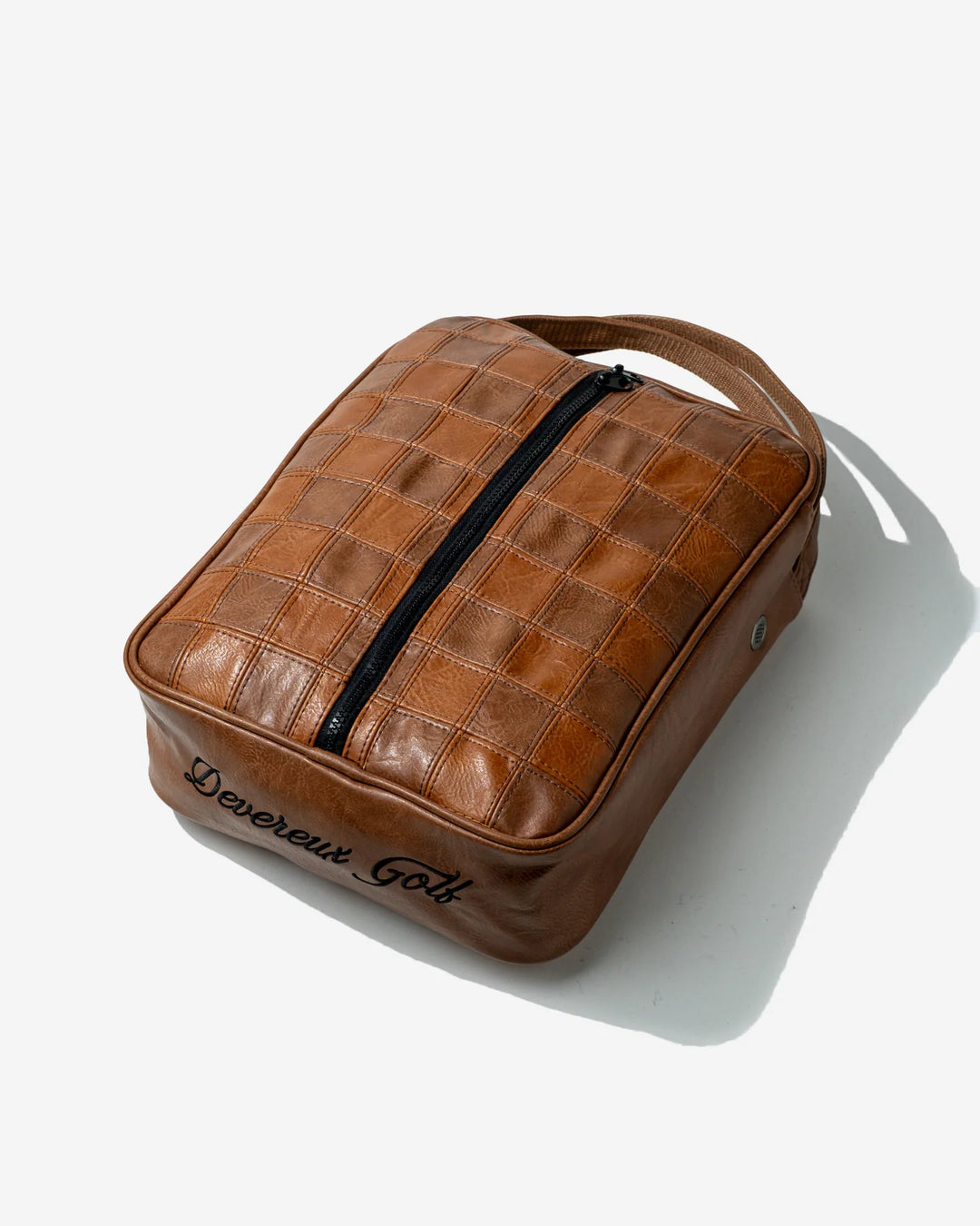 Checkered Shoe Bag 075364846-TAN