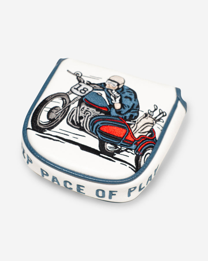 Checkered Sidecar Mallet Cover 075364833-WHITE