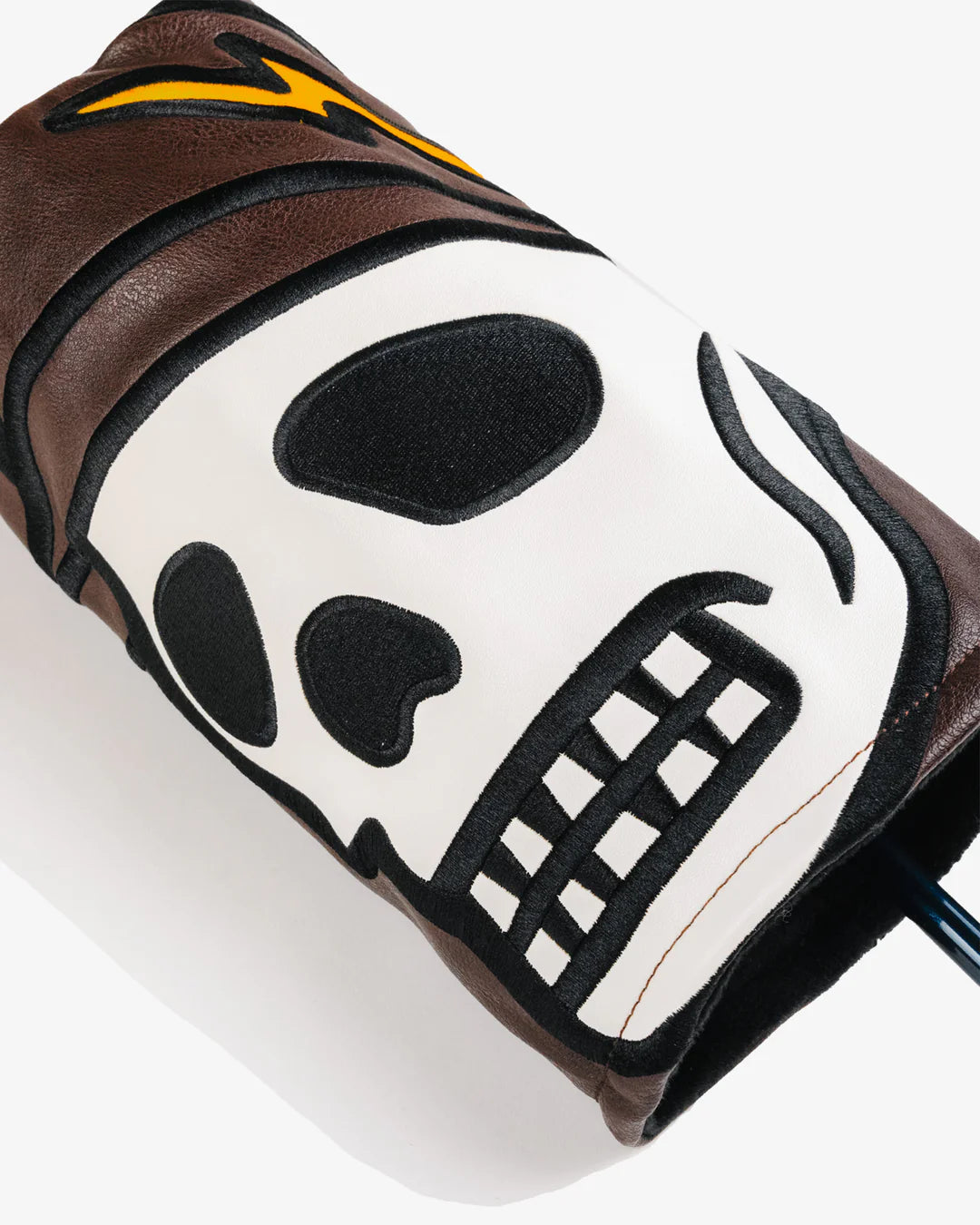 XL Skull Caddie Barrel Head Cover 763532804-CHOCOLATE