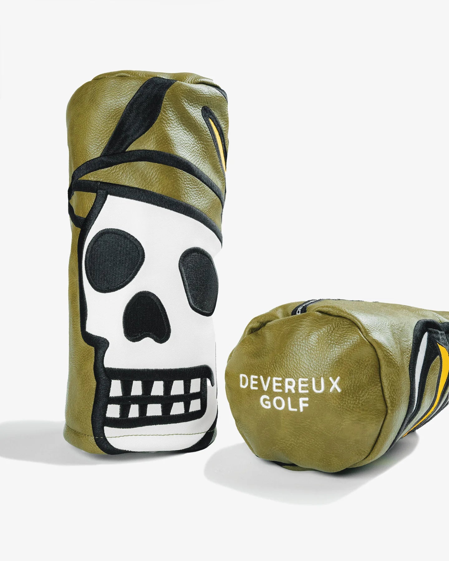 XL Skull Caddie Barrel Head Cover 763532804-OLIVE