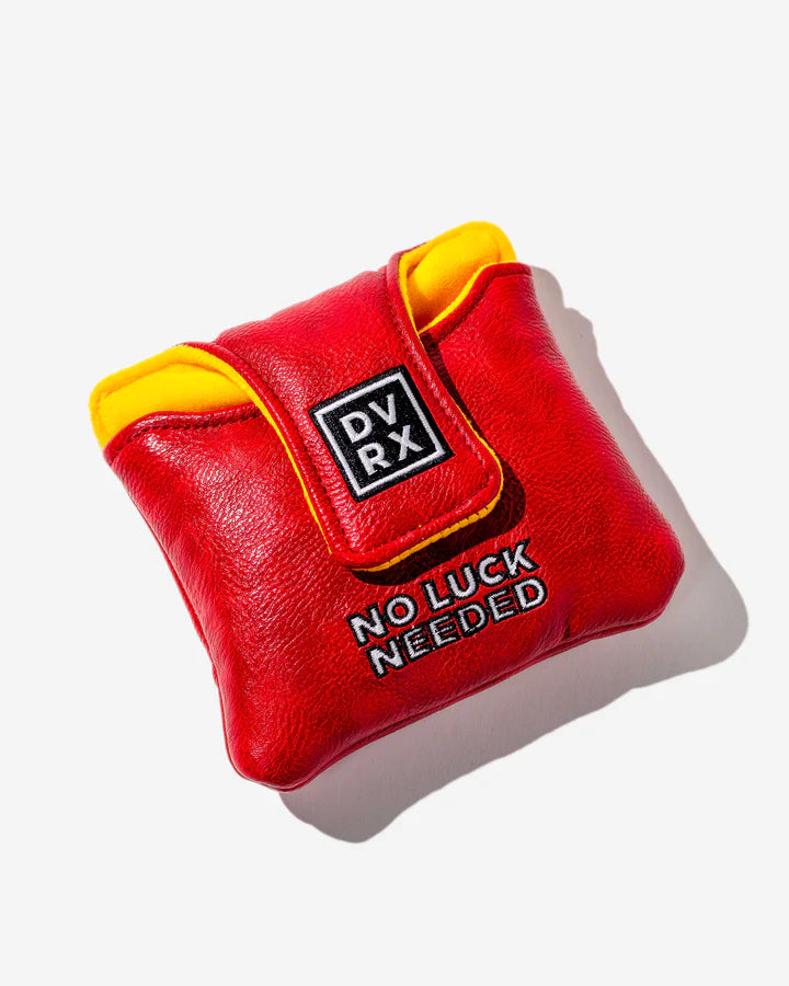 No Luck Needed Mallet Putter Cover 763434802-RED