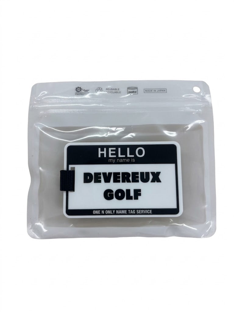 【HIIT x DEVEREUX】 NAME TAG 075764839-WHITE