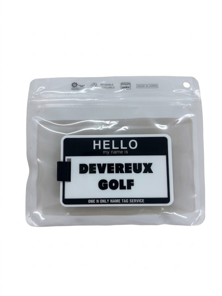 【HIIT x DEVEREUX】 NAME TAG 075764839-WHITE