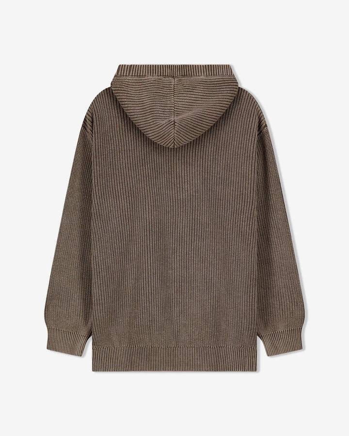 Fisherman Hoodie 075362601-BROWN