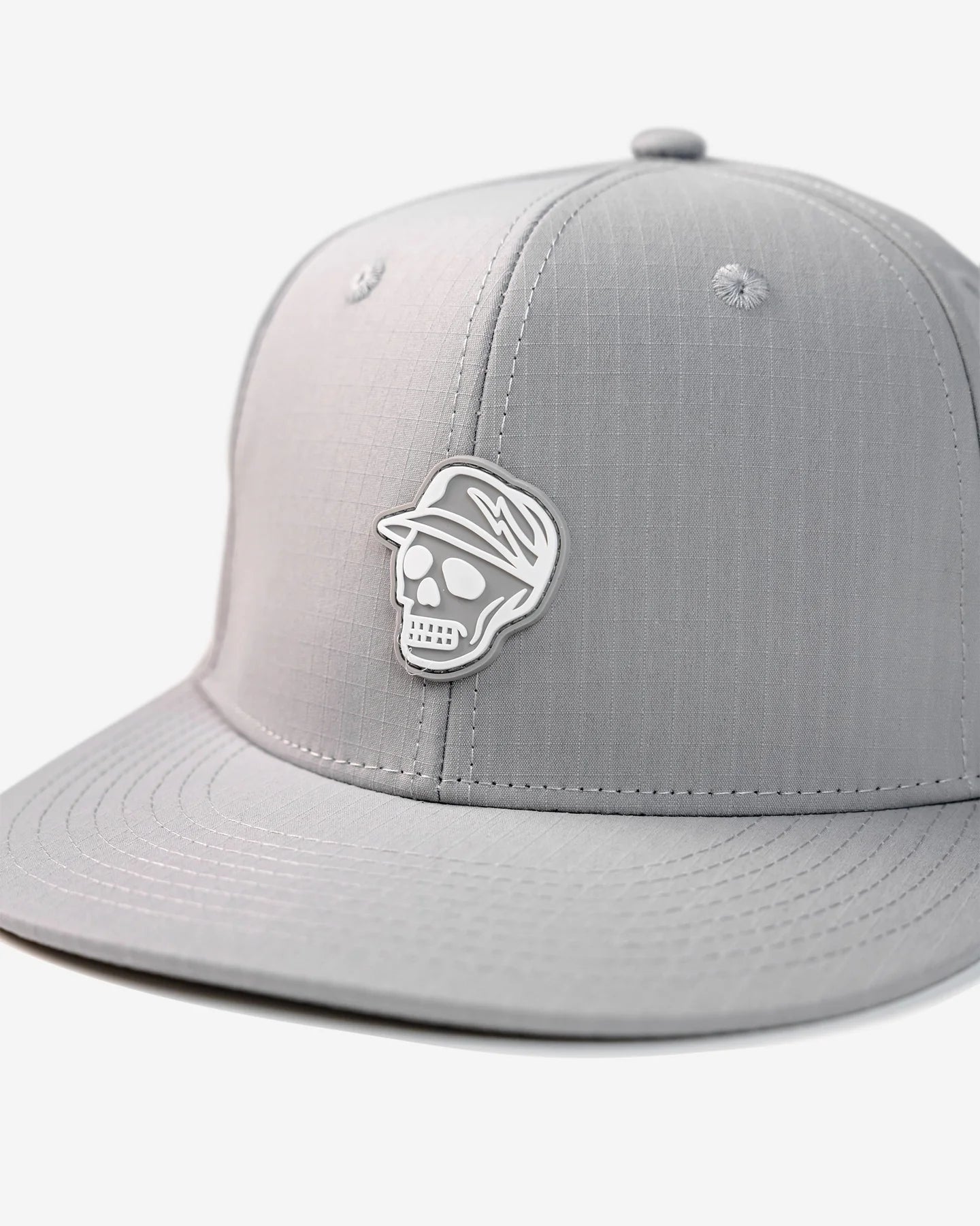 A Player Skull Caddy Hat 075362822-LIGHT GREY