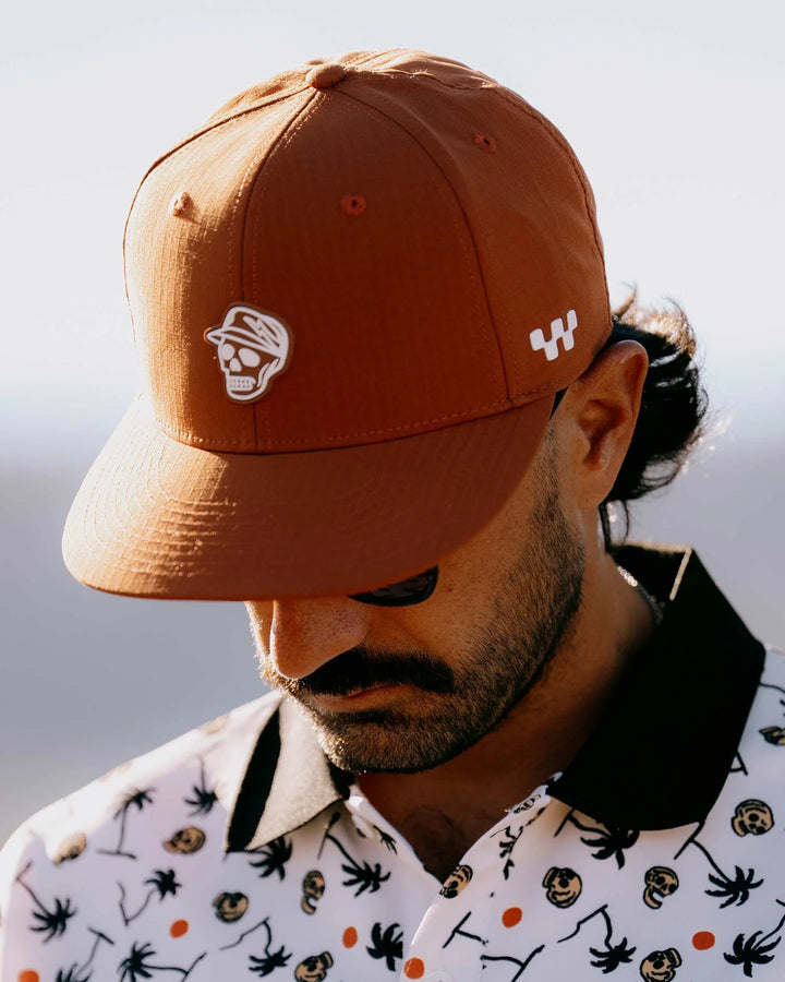 Players Skull Caddie Hat 075362817-CLAY
