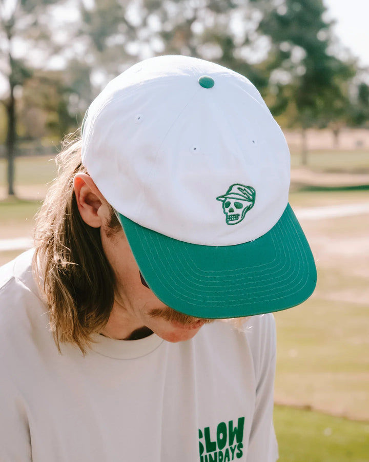 Skull Caddie Two-Tone Cap 075352801-WHITE/GREEN
