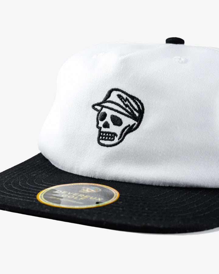 Skull Caddie Two-Tone Cap 075352801-WHITE/BLACK