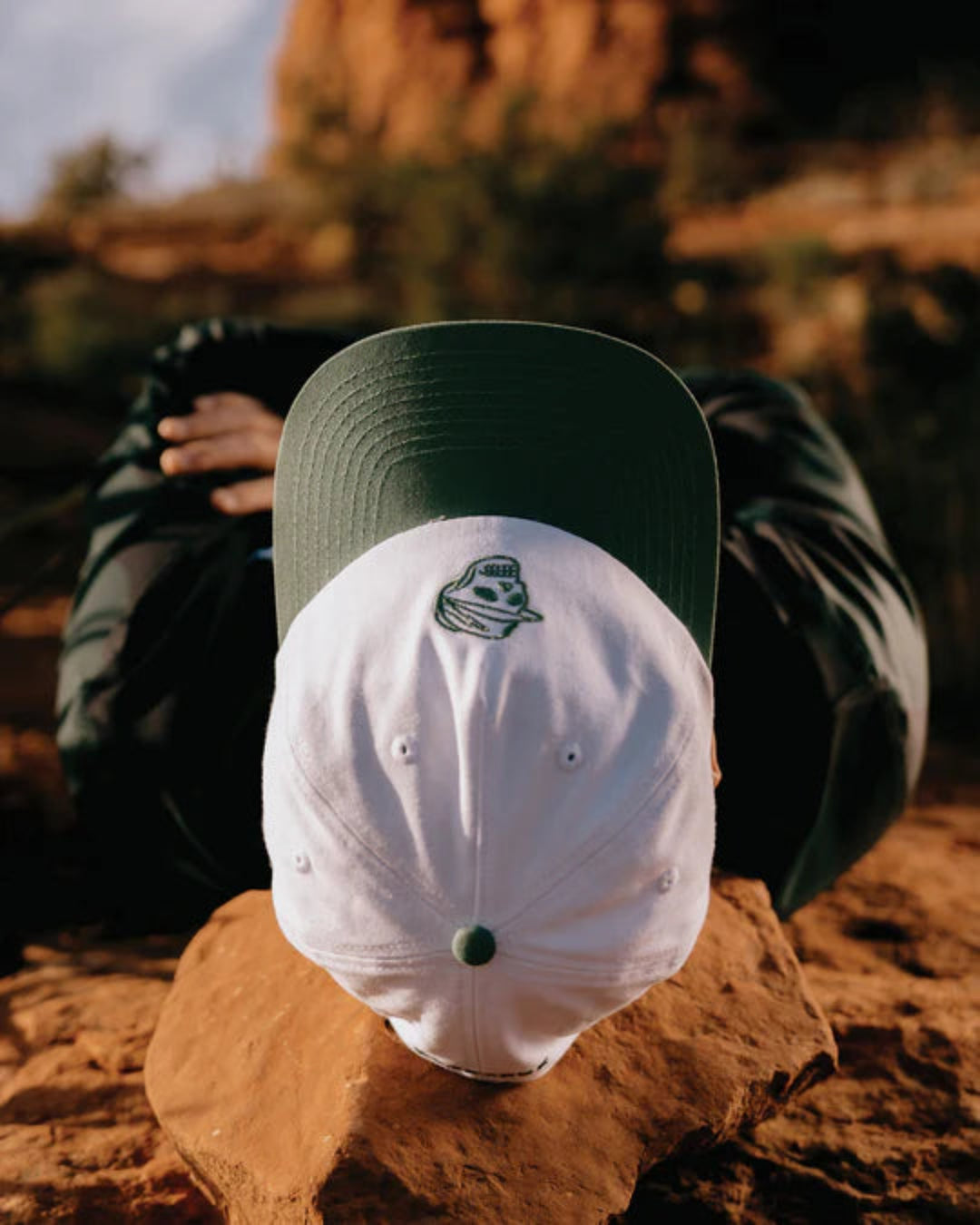 Skull Caddie Two-Tone Cap 075352801-WHITE/GREEN