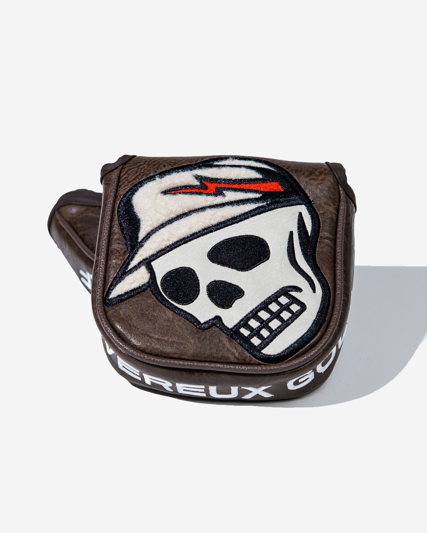 Sherpa Skull Caddie Universal Mallet Cover 075362840-BROWN