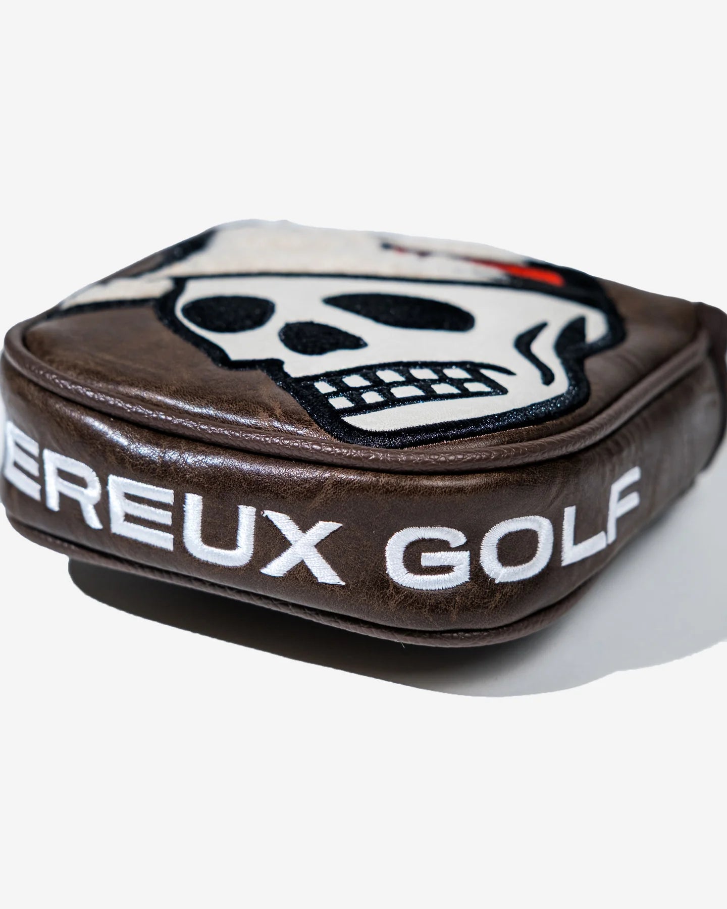 Sherpa Skull Caddie Universal Mallet Cover 075362840-BROWN
