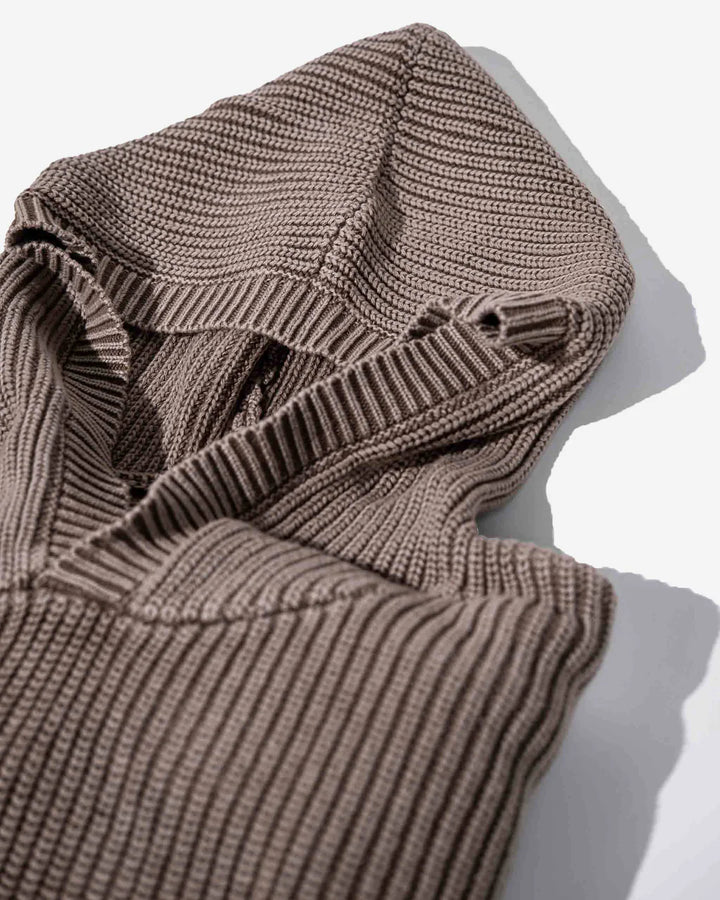 Fisherman Hoodie 075362601-BROWN