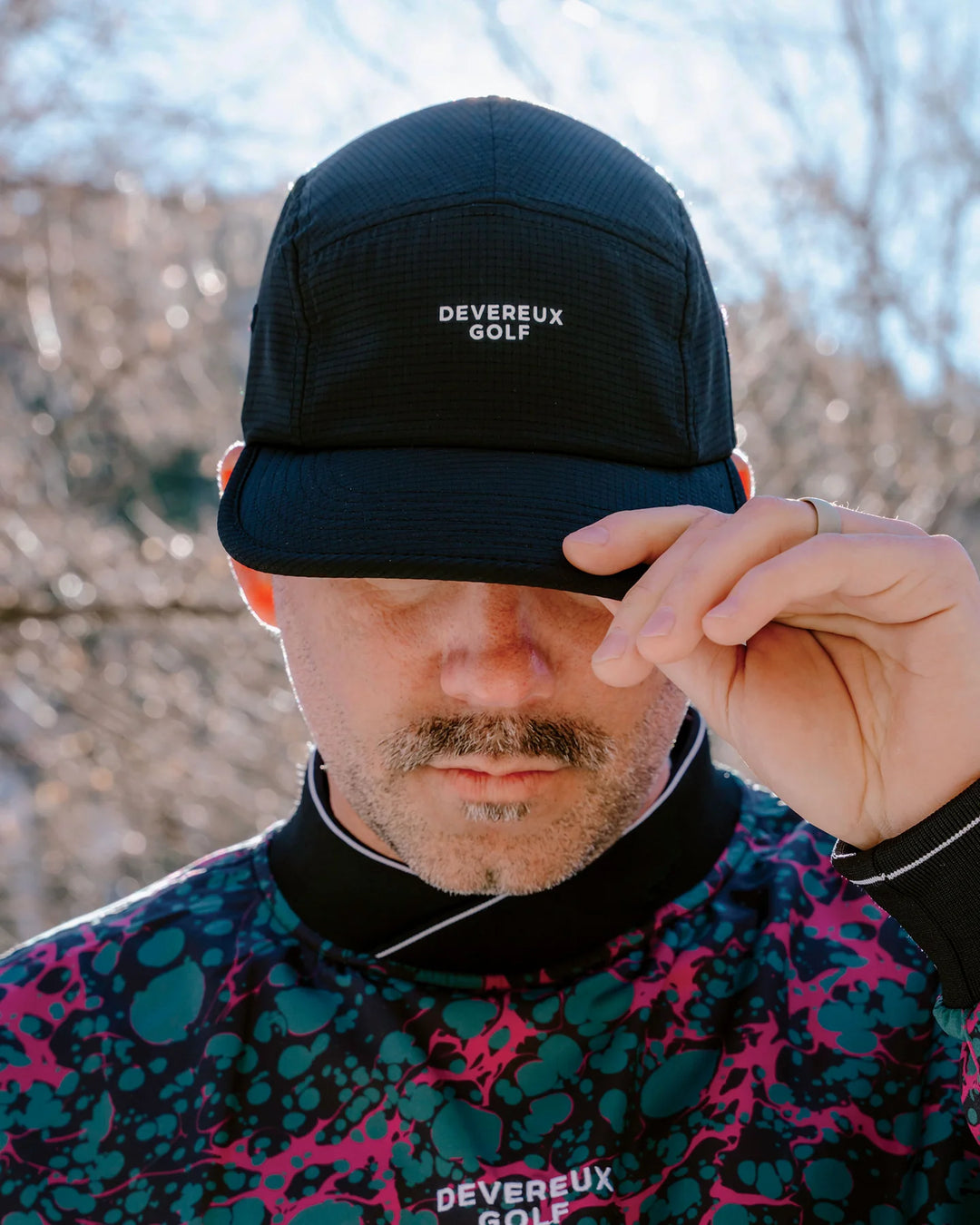 Solid Camper Hat 075362814-BLACK