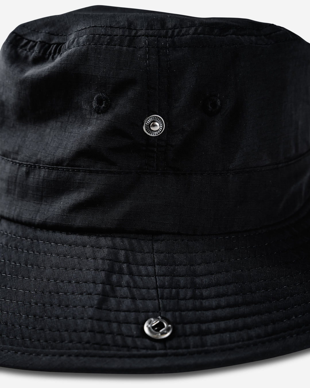 Ripstop Nylon Bucket hat 075362813-BLACK