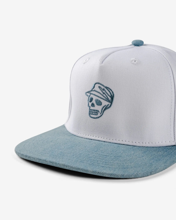 Skull Icon Two-Tone Hat 075352808-WHITE/BLUE