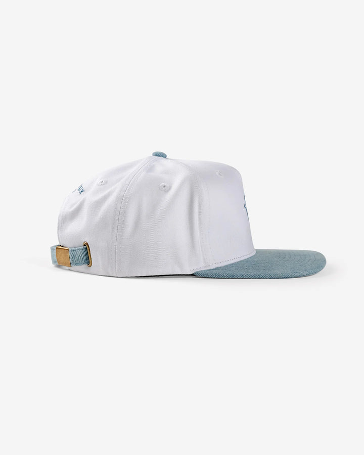 Skull Icon Two-Tone Hat 075352808-WHITE/BLUE