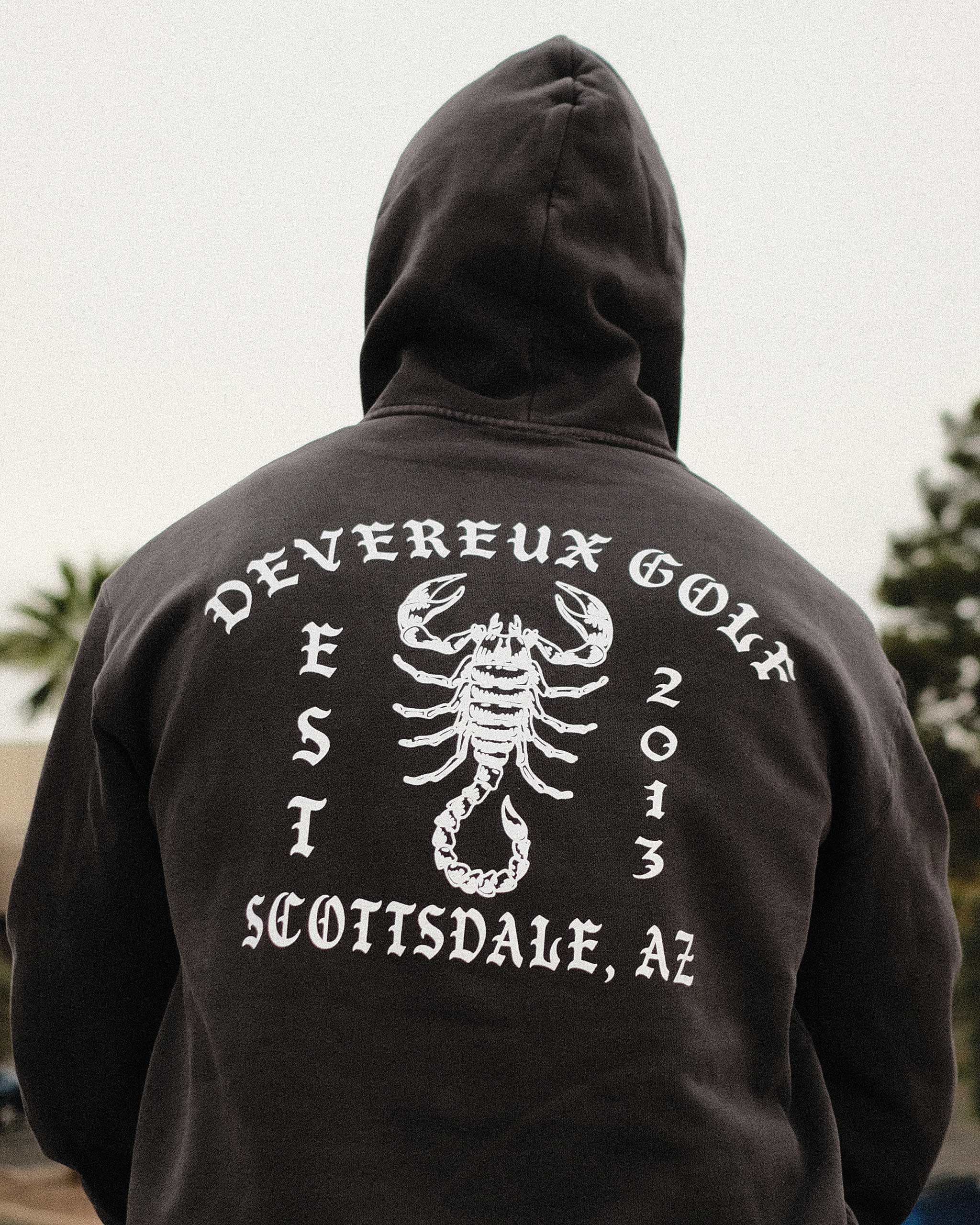 Scorpion King Hoodie 075362021-Faded Black