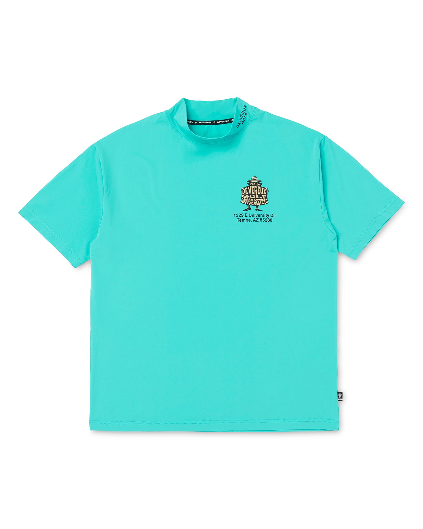 DVG GOLF SERVICES MOCK TEE 075762032-TURQUOISE – DEVEREUX JAPAN