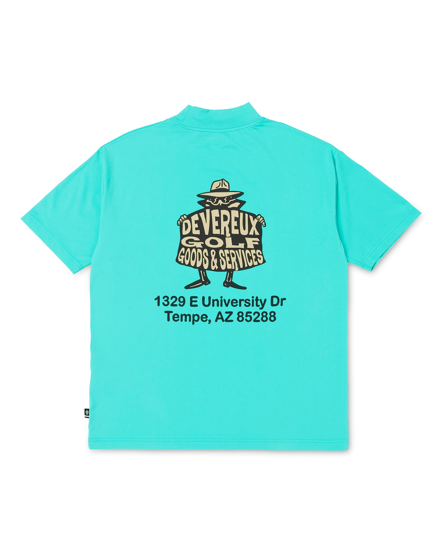 DVG GOLF SERVICES MOCK TEE 075762032-TURQUOISE – DEVEREUX JAPAN