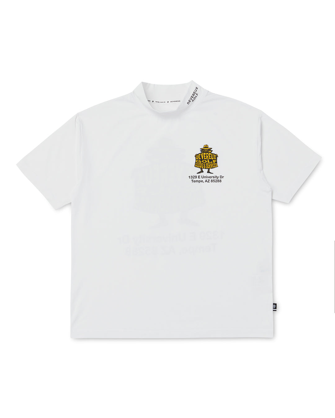 DVG GOLF SERVICES MOCK TEE 075762032-WHITE