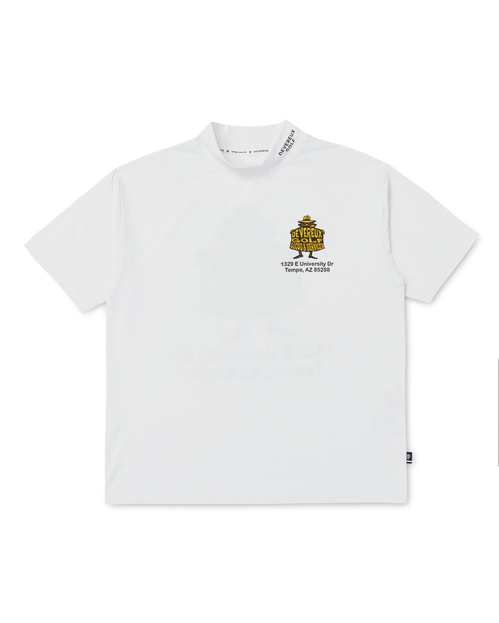 DVG GOLF SERVICES MOCK TEE 075762032-WHITE