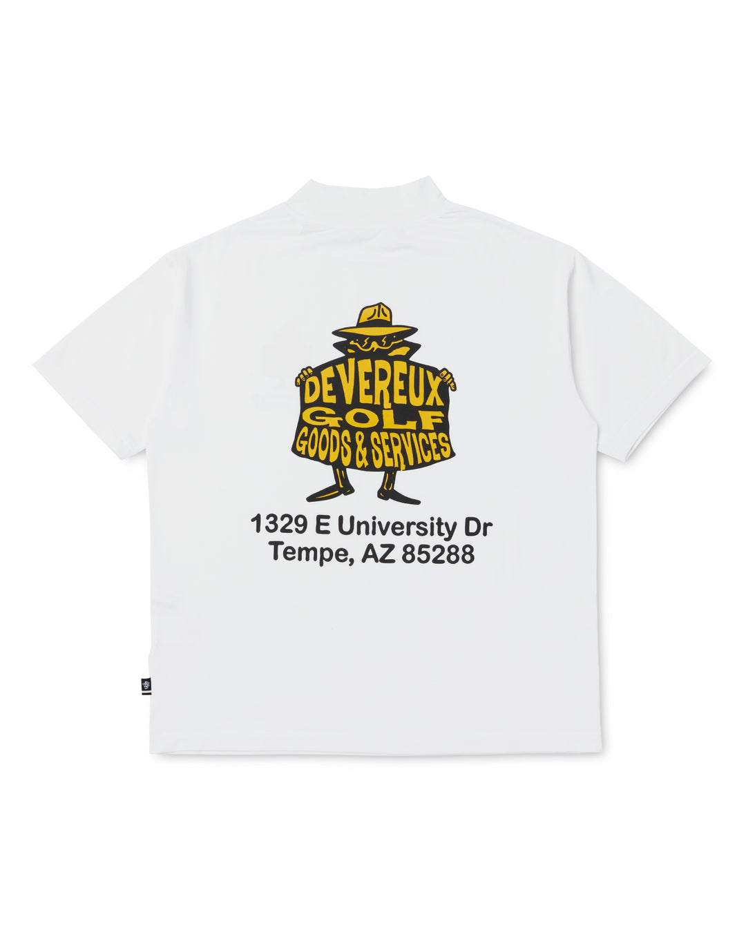 DVG GOLF SERVICES MOCK TEE 075762032-WHITE