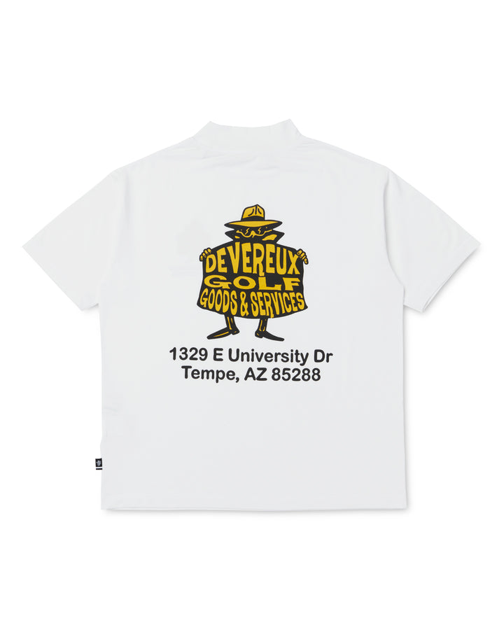 DVG GOLF SERVICES MOCK TEE 075762032-WHITE