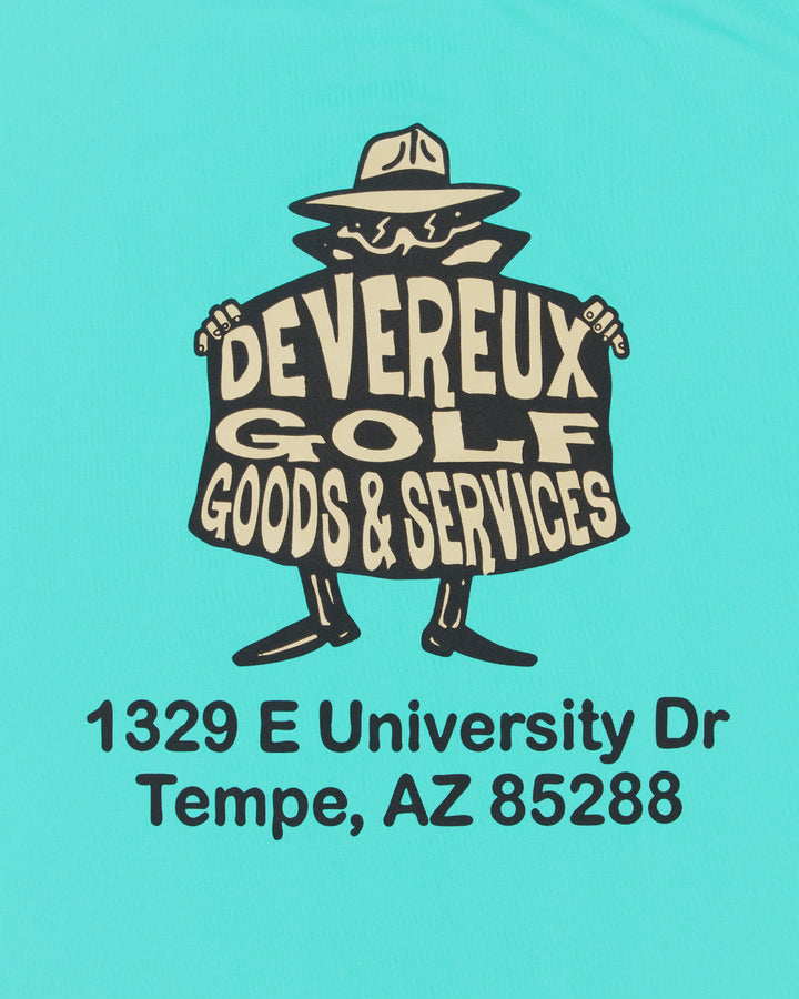 DVG GOLF SERVICES MOCK TEE 075762032-TURQUOISE