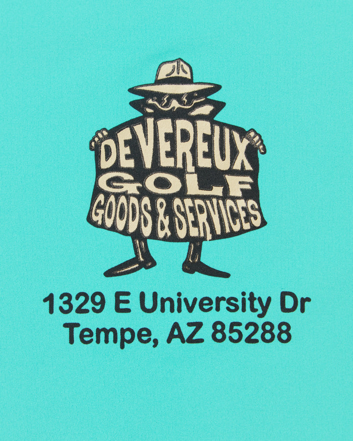 DVG GOLF SERVICES MOCK TEE 075762032-TURQUOISE