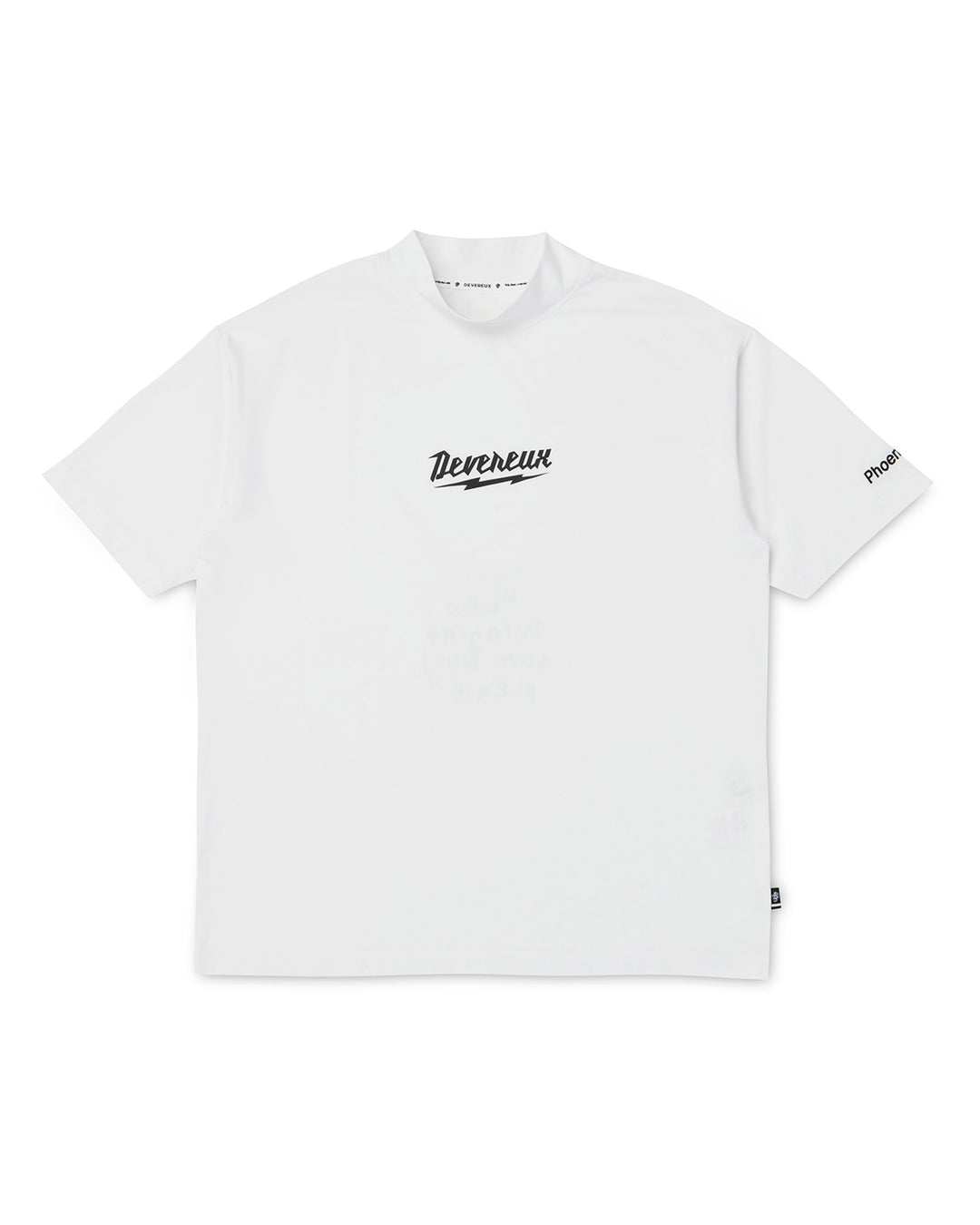 DVG SKULL CADDIE MOCK TEE 075762033-WHITE