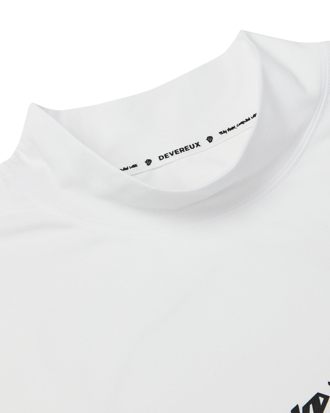 DVG SKULL CADDIE MOCK TEE 075762033-WHITE
