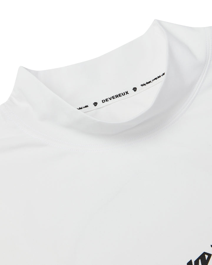 DVG SKULL CADDIE MOCK TEE 075762033-WHITE