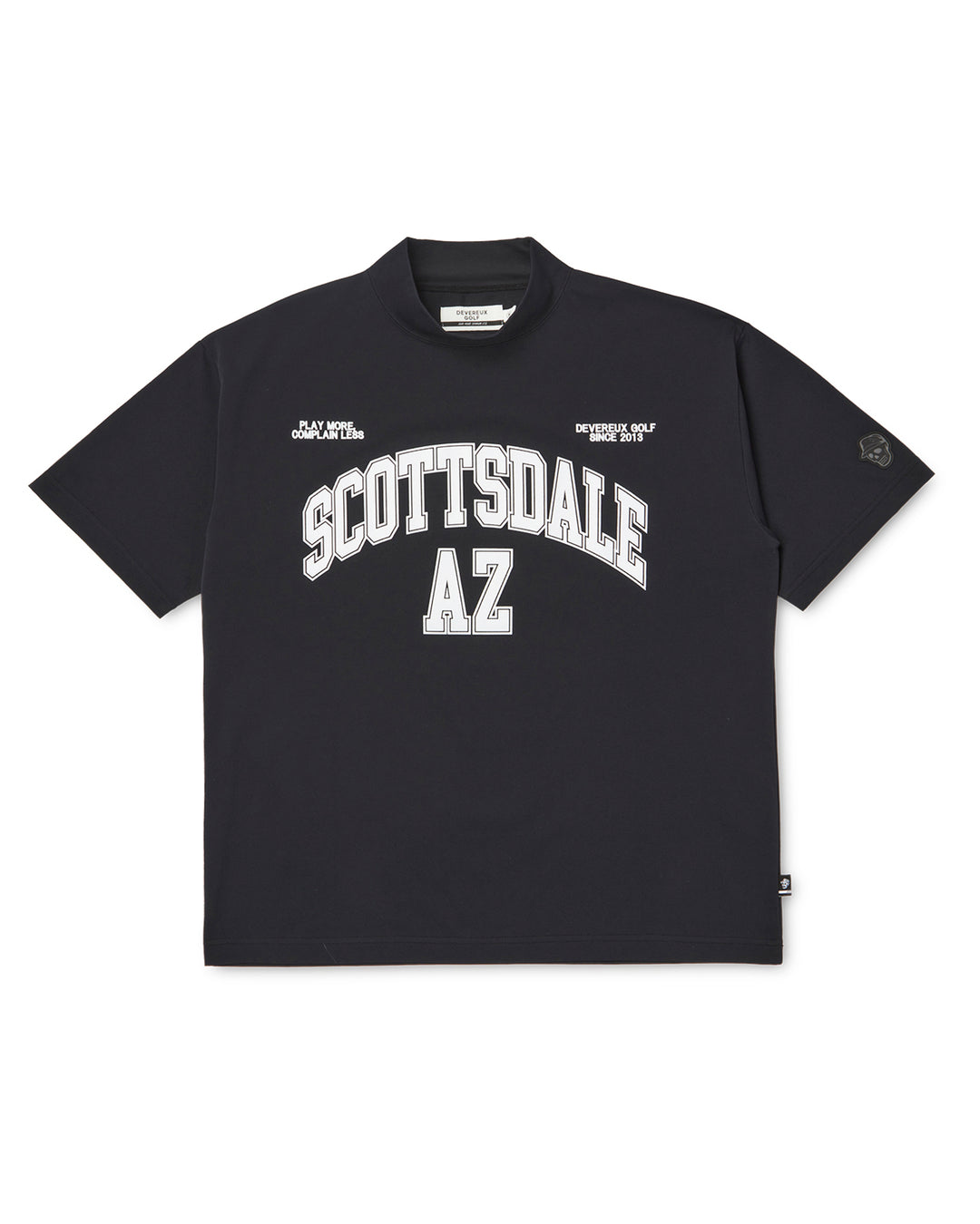 DVG SCOTTSDALE OVER FIT MOCK TEE 075764015-BLACK